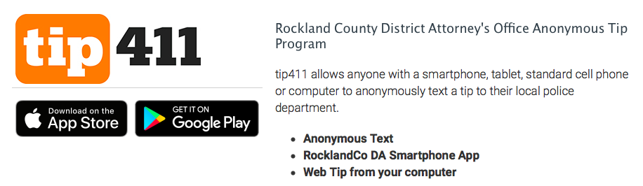 Rockland County Anonymous Tip Program