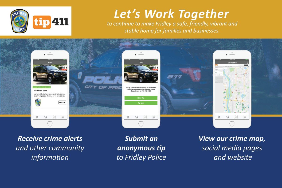 Fridley police tip app brings uptick in ‘quality of life’ reports