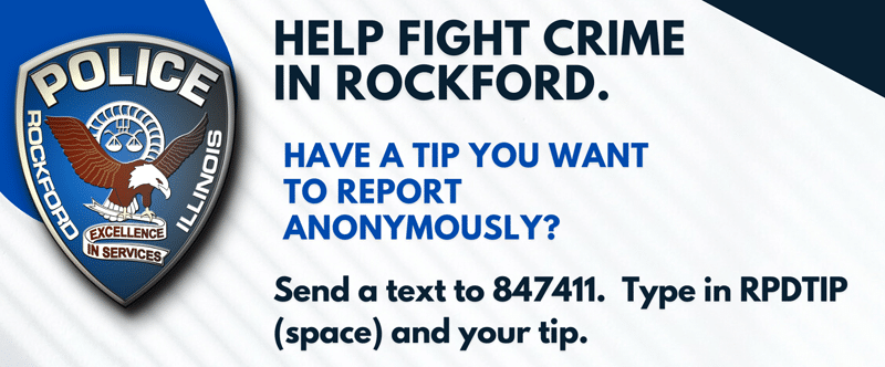Submit tips to Rockford Police Department
