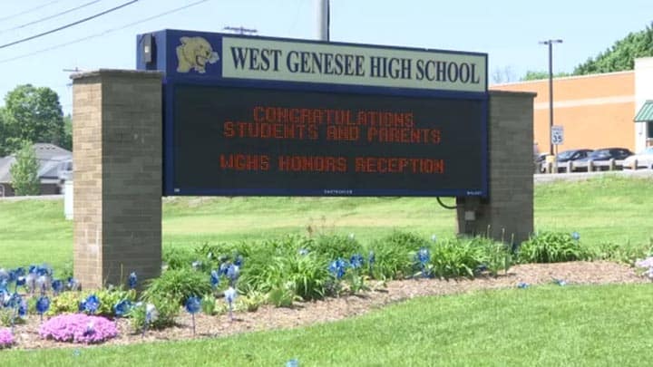 West Genesee High School Sign