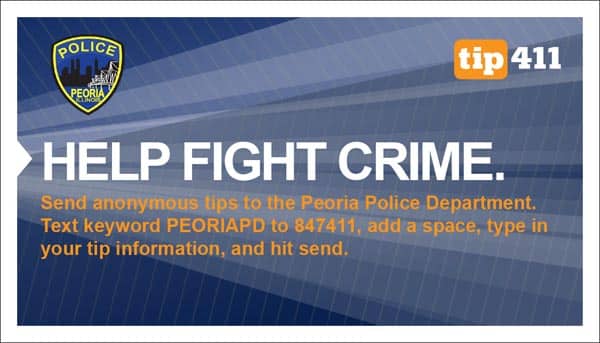 Help Fight Crime Peoria pd
