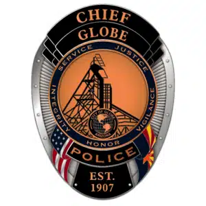 Globe AZ Police Department Badge